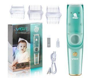 Тример для стрижки дітей VGR Baby V-151, 3 насадки, бездротова, IPX7 151 фото