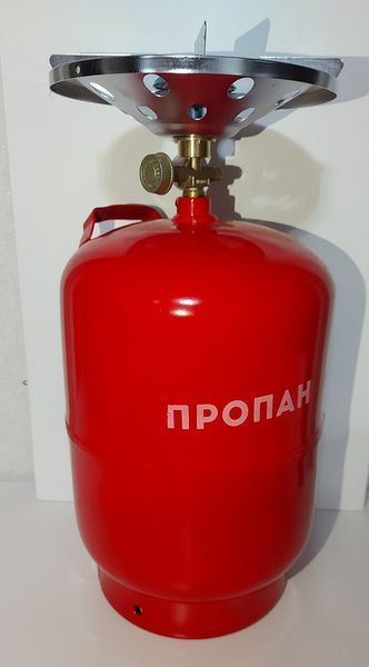 Балон газовий туристичний 12 літрів із конфоркою 1710261362 фото