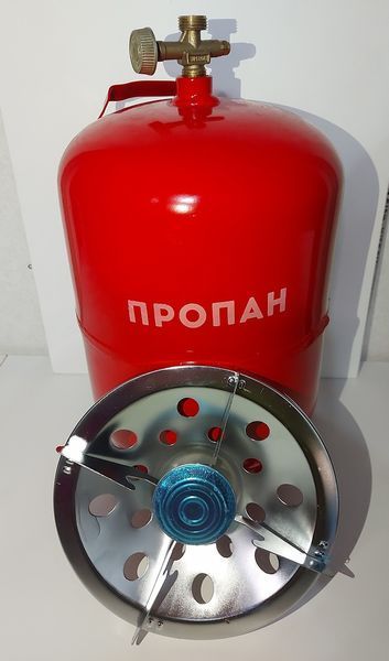 Балон газовий туристичний 12 літрів із конфоркою 1710261362 фото