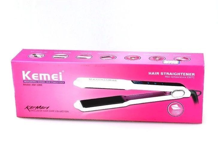 Утюжок для волос Kemei KM-1088 1088 фото