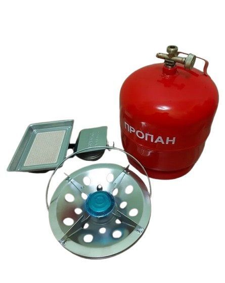 Газовый баллон 8 л + горелка обогреватель NURGAZ NG-309 NURGAZ NG-309 фото