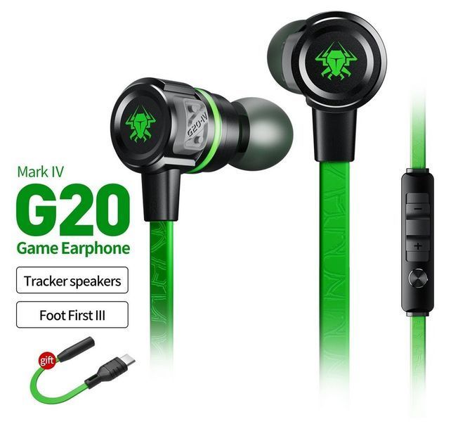 Провідні ігрові навушники з мікрофоном для ПК та телефону Plextone G20 G20 фото