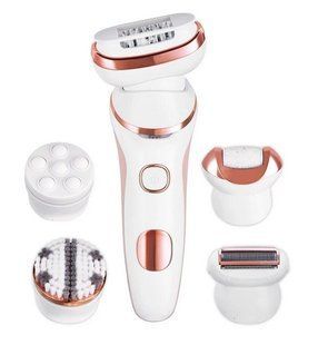 Епілятор Kemei Km-2190 5в1 (епілятор, бритва, масажер, пілінг, для п'ят) 2190 фото