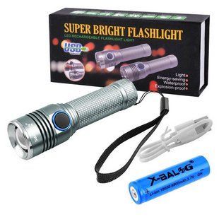 Ліхтар акумуляторний Small Sun R842-T6, 1х18650, zoom, ЗП microUSB 842 фото