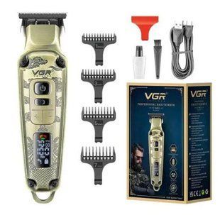 Машинка для стрижки волосся VGR V-901 Professional, 4 насадки, LED Display 901 фото