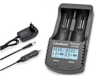 Зарядний пристрій LiitoKala Lii-300 (12V, 1.5A, в комплекті 2 зарядки) Lii-300 фото