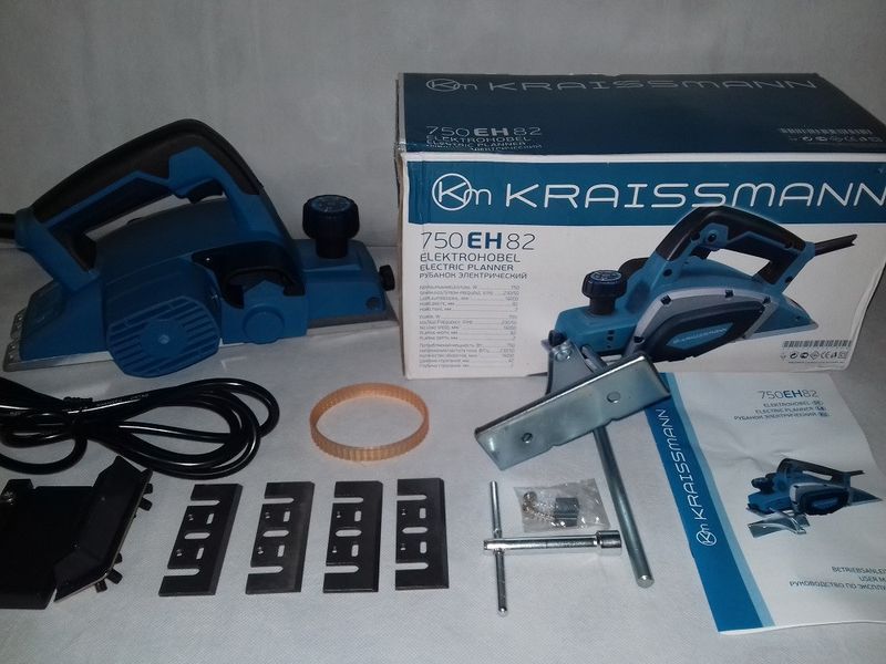 Электрорубанок Kraissmann 750 EN 82 750/82 фото