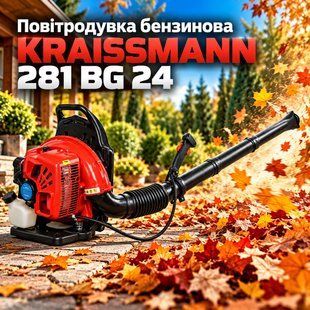 Воздуходувка бензиновая KRAISSMANN 281 BG 24 281 BG 24 фото