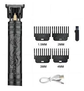 Тример для стрижки волосся та бороди Vintage T9-2 BLACK T9-2 BLACK фото