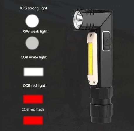 Ліхтар із магнітом BL-GOREAD Y112 USB XPG+COB 112 фото