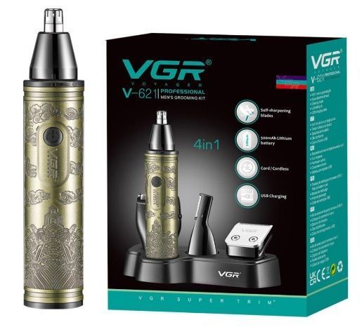 Триммер аккумуляторный 4 в 1 VGR V-621 V-621 фото