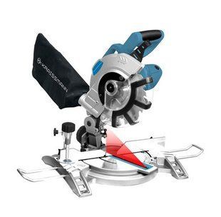 Пила торцювальна Kraissmann 1800-GS-210L (1800 Вт, 210 мм, Лазерний маркер) Німеччина 1800-210 фото