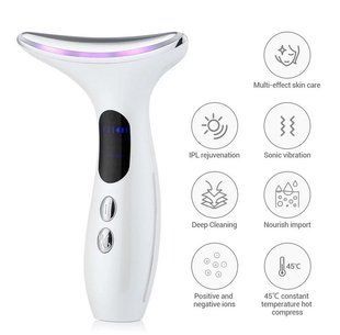 Мікрострумовий масажер для шиї та обличчя Neck Beauty Device 2288742278 фото