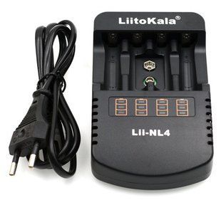 Універсальний зарядний пристрій LiitoKala Lii-NL4 (4x-AA, AAA, 9V battery NiMH) Lii-NL4 фото
