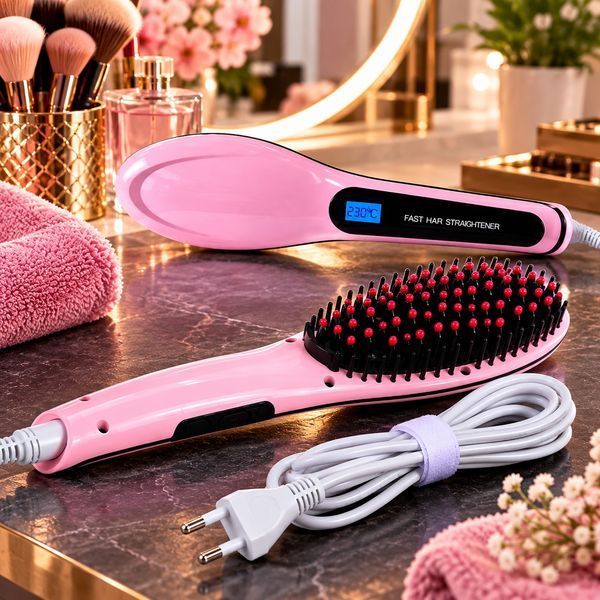 Расческа-выпрямитель Fast Hair Straightener HQT-906 906 фото