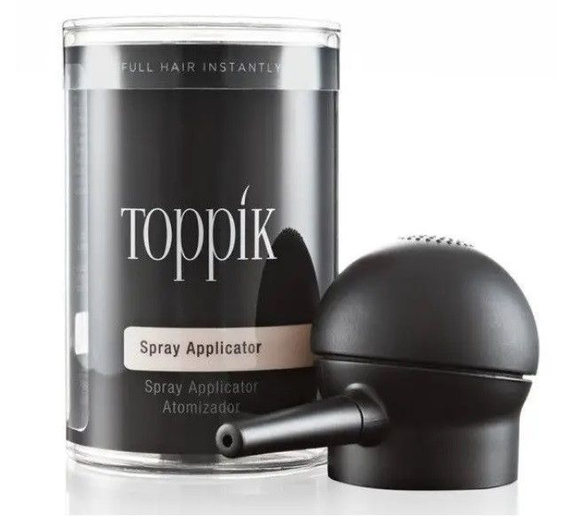 Загусник для волосся Toppik (Dark Brown) Темно-коричневий + Насадка-розпилювач Toppik 1818974226 фото