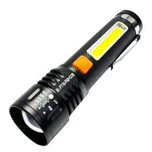 Ліхтар BL-P716-P50+COB (white+red), Li-Ion акум., zoom, ЗП Type-C 716 фото